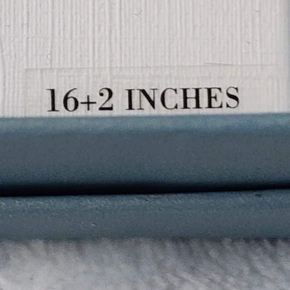 14k Gold on Sterling Silver Cross fixed pendant satellite 16"+2 necklace, NEW! - Picture 10 of 11